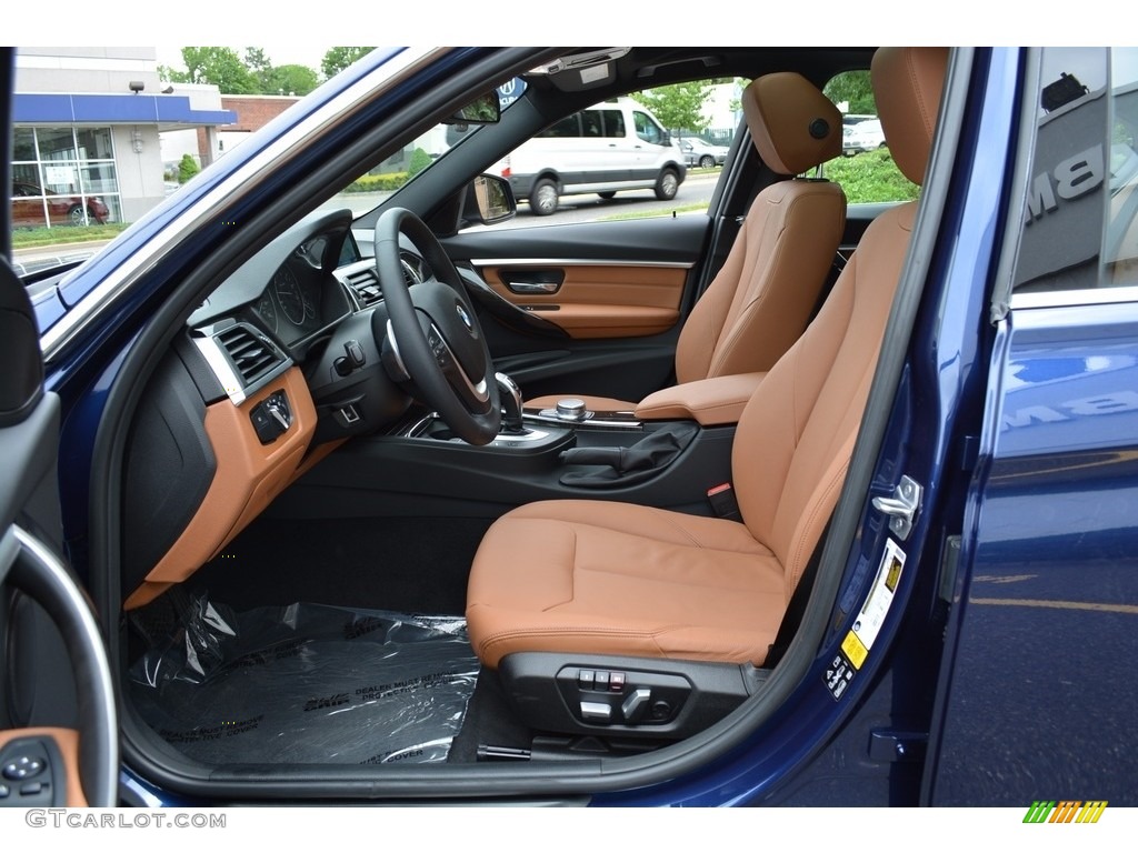 2017 3 Series 330i xDrive Sedan - Imperial Blue Metallic / Saddle Brown photo #11