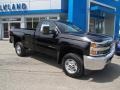 2017 Black Chevrolet Silverado 2500HD Work Truck Regular Cab 4x4  photo #3