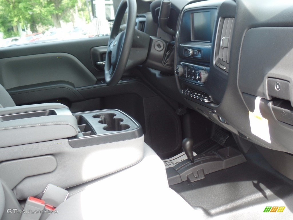 2017 Silverado 2500HD Work Truck Double Cab 4x4 - Silver Ice Metallic / Dark Ash/Jet Black photo #13