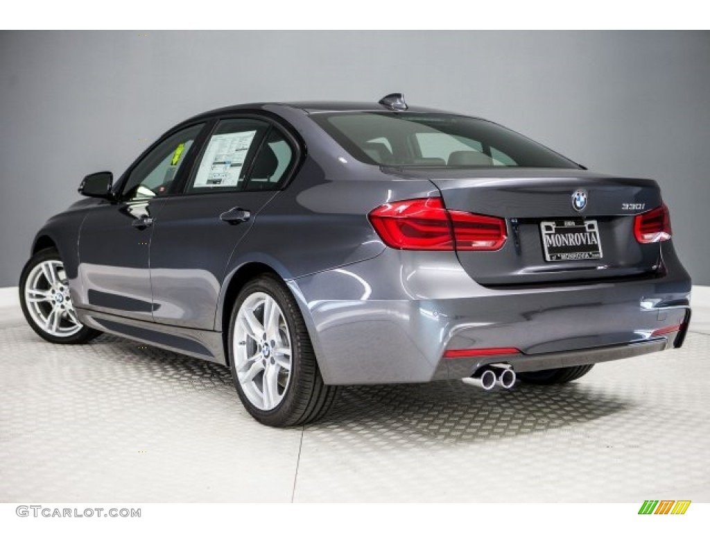 2017 3 Series 330i Sedan - Mineral Grey Metallic / Black photo #3