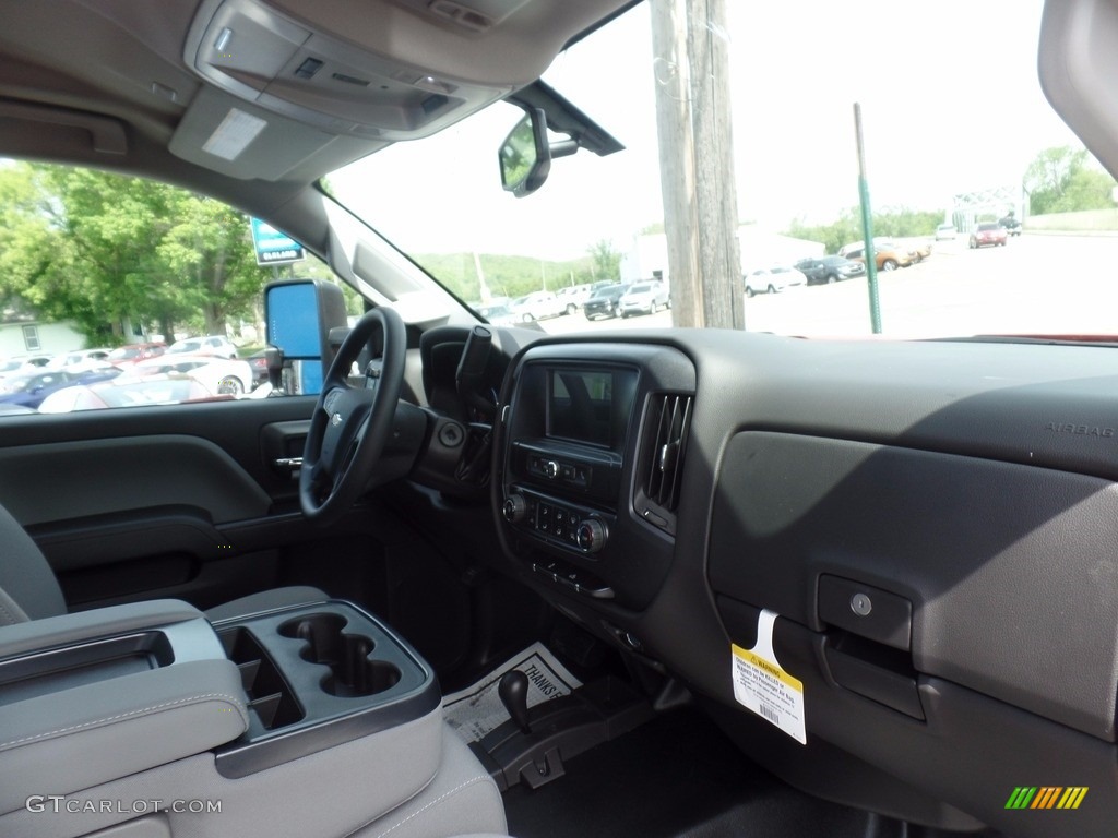 2017 Silverado 2500HD Work Truck Regular Cab 4x4 - Red Hot / Dark Ash/Jet Black photo #14