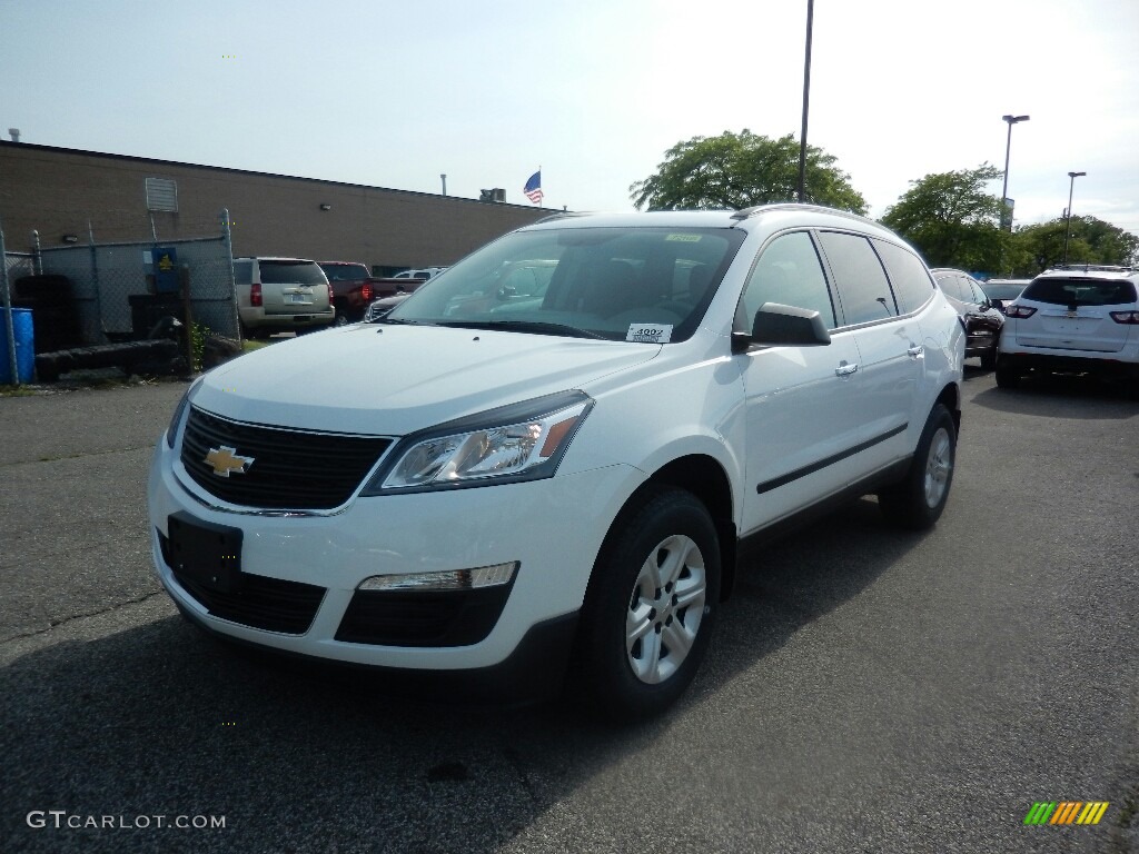 2017 Traverse LS - Summit White / Dark Titanium/Light Titanium photo #1