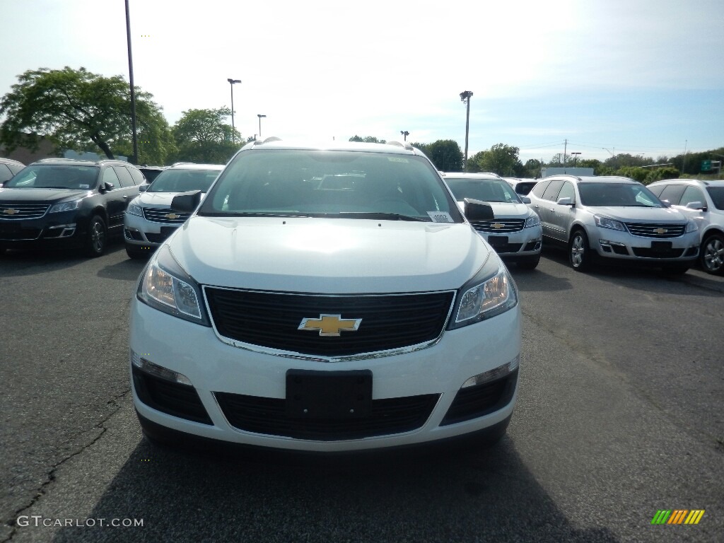 2017 Traverse LS - Summit White / Dark Titanium/Light Titanium photo #2