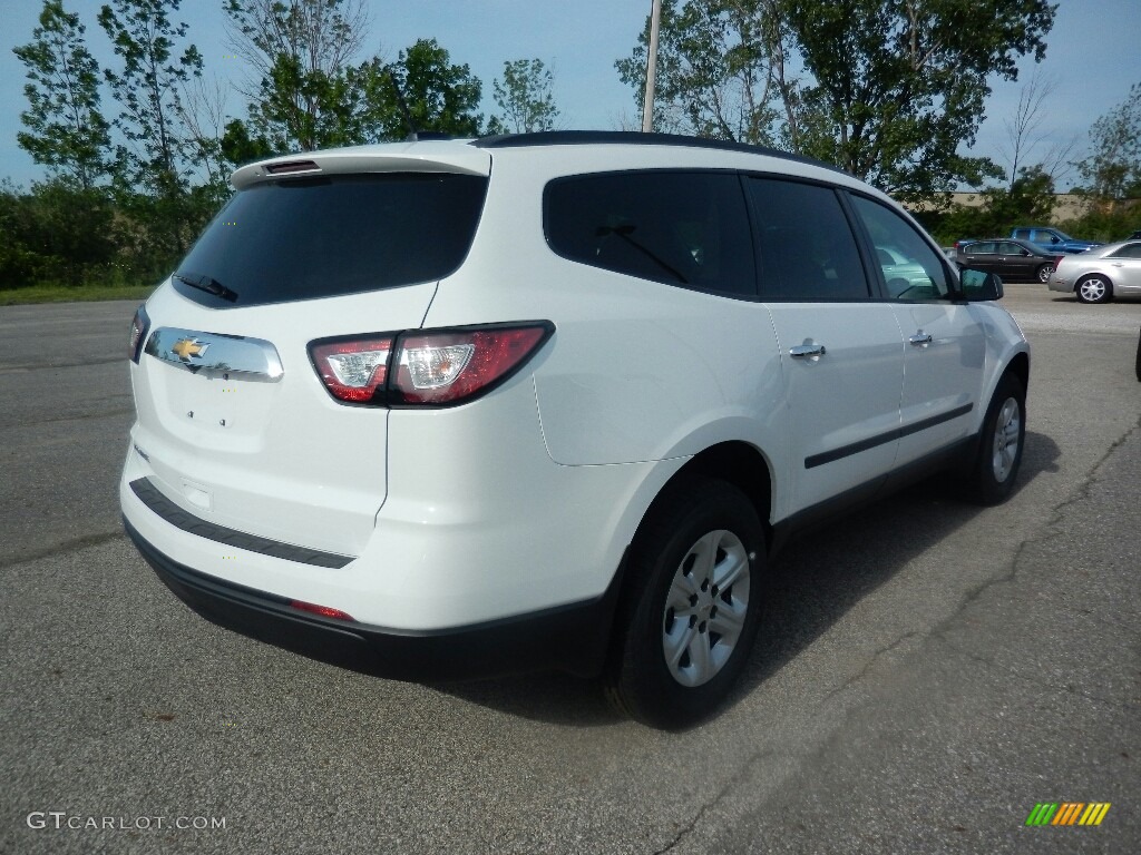 2017 Traverse LS - Summit White / Dark Titanium/Light Titanium photo #4