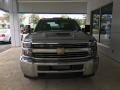 2017 Silver Ice Metallic Chevrolet Silverado 3500HD Work Truck Crew Cab Dual Rear Wheel 4x4  photo #21