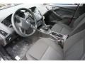 Charcoal Black 2017 Ford Focus S Sedan Interior Color
