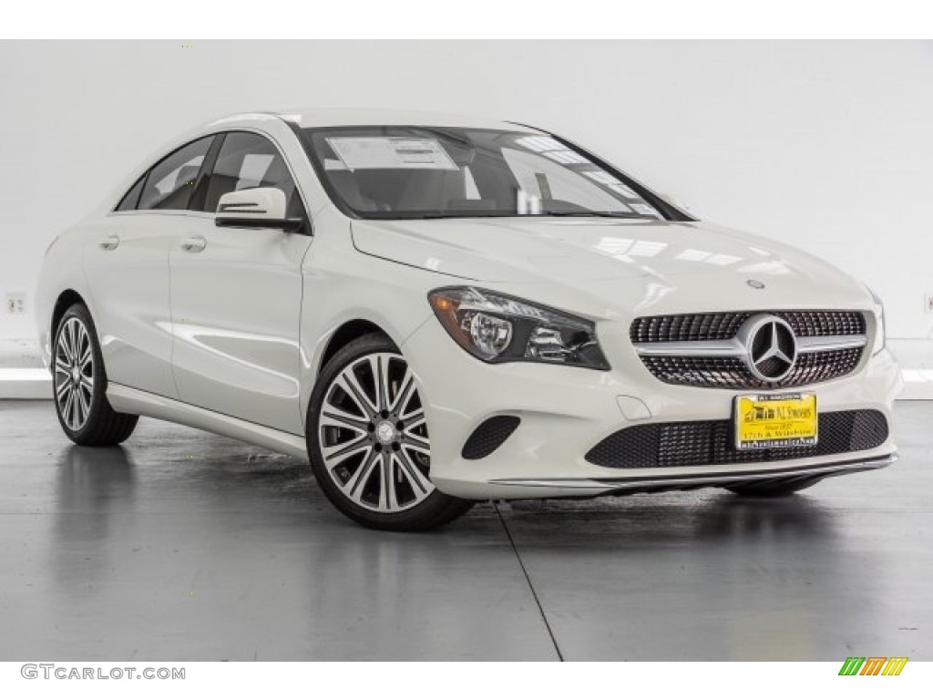 Cirrus White 2018 Mercedes-Benz CLA 250 Coupe Exterior Photo #120644675