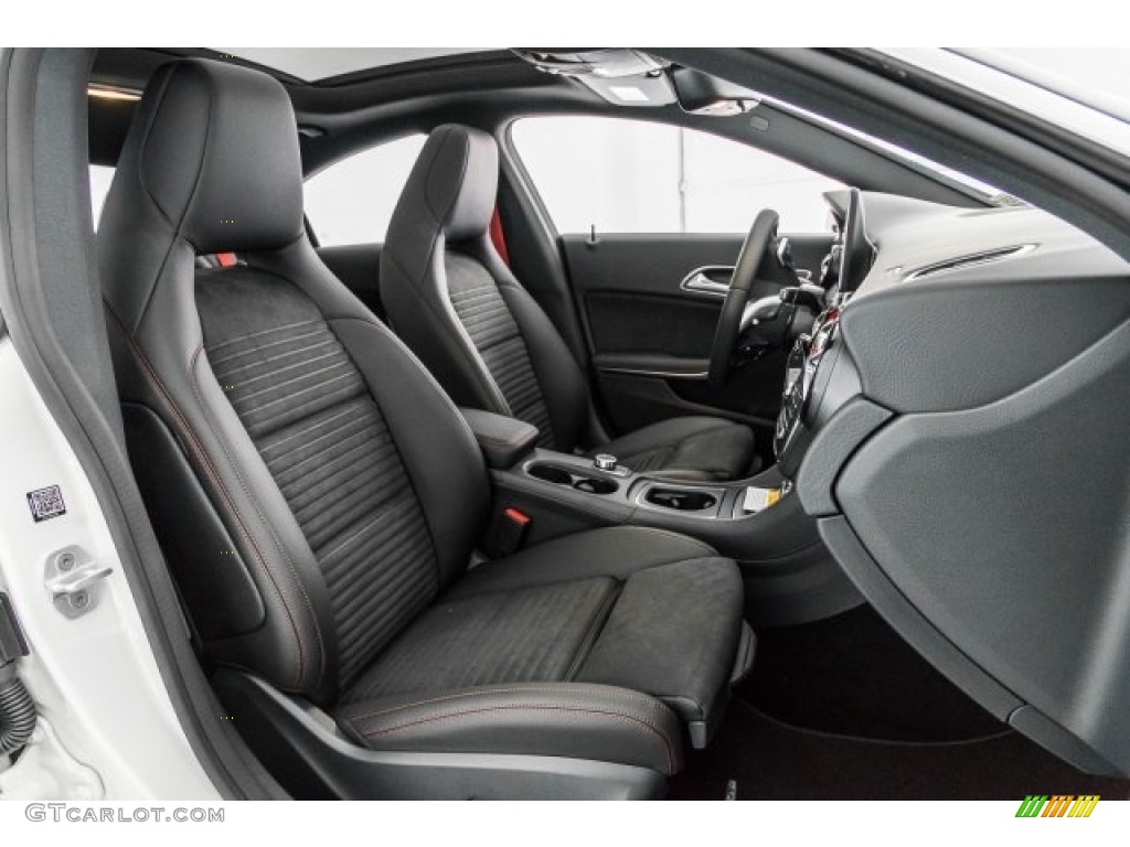 Black/DINAMICA w/Red stitching Interior 2018 Mercedes-Benz CLA 250 Coupe Photo #120644960