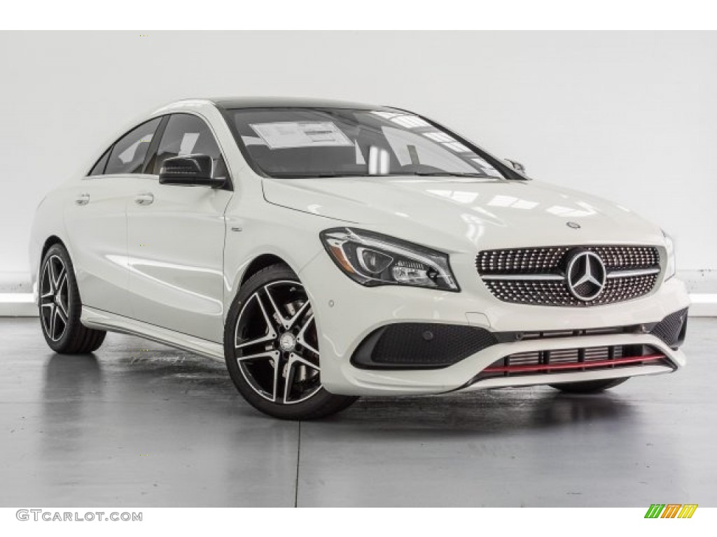 Cirrus White 2018 Mercedes-Benz CLA 250 Coupe Exterior Photo #120645149