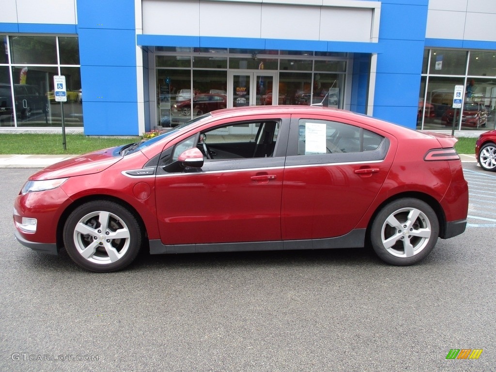 Crystal Red Tincoat 2014 Chevrolet Volt Standard Volt Model Exterior Photo #120645314