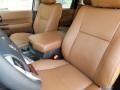 2017 Toyota Sequoia Red Rock/Black Interior Front Seat Photo