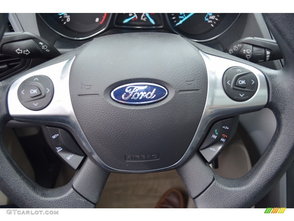 2014 Escape SE 1.6L EcoBoost - White Platinum / Medium Light Stone photo #22