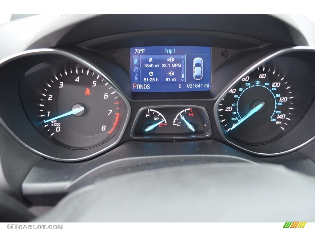 2014 Escape SE 1.6L EcoBoost - White Platinum / Medium Light Stone photo #23