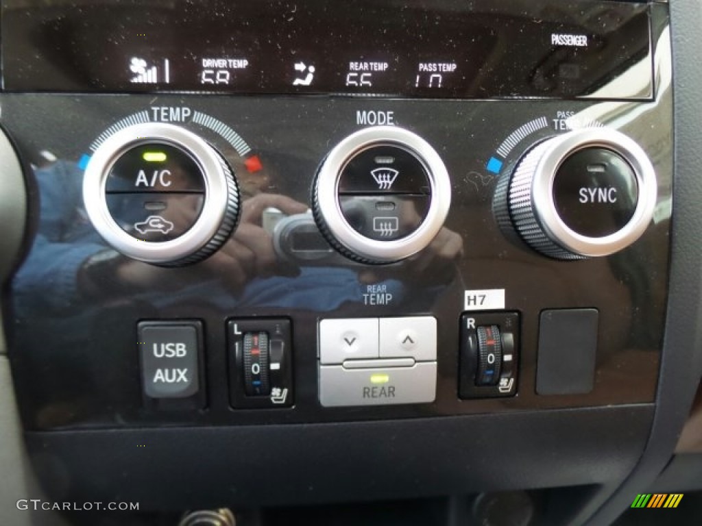 2017 Toyota Sequoia Platinum 4x4 Controls Photo #120647842