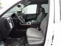 Dark Ash/Jet Black 2017 GMC Sierra 1500 SLT Double Cab 4WD Interior Color