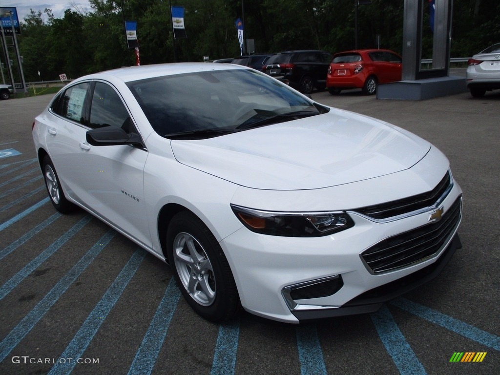 2017 Malibu LS - Summit White / Jet Black photo #8