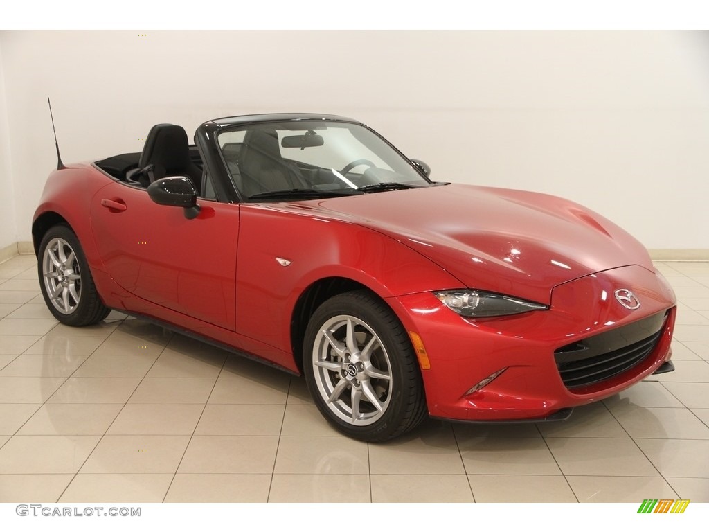 Soul Red Metallic 2016 Mazda MX-5 Miata Sport Roadster Exterior Photo #120650330