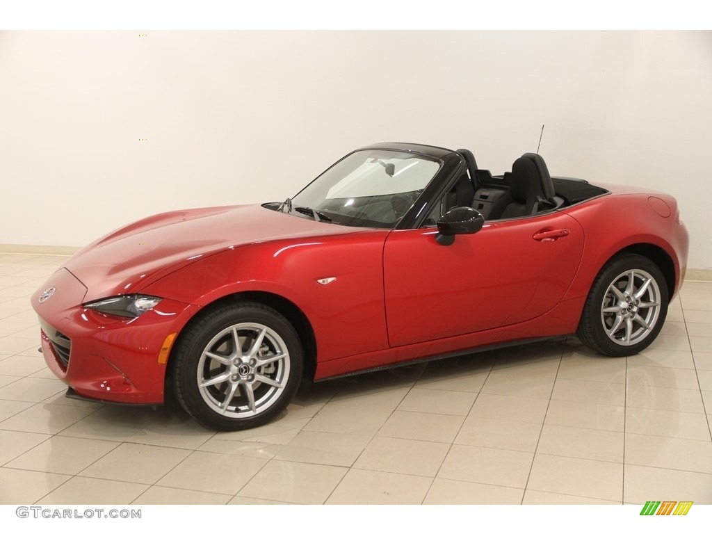 Soul Red Metallic 2016 Mazda MX-5 Miata Sport Roadster Exterior Photo #120650399