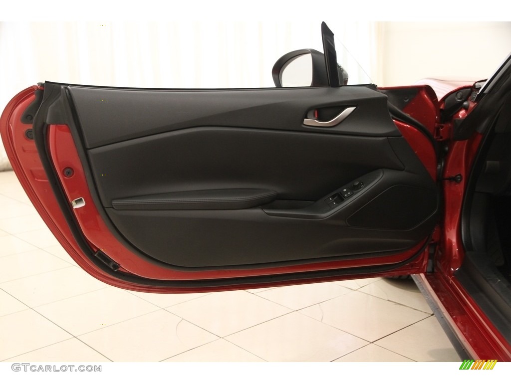 2016 Mazda MX-5 Miata Sport Roadster Black Door Panel Photo #120650417