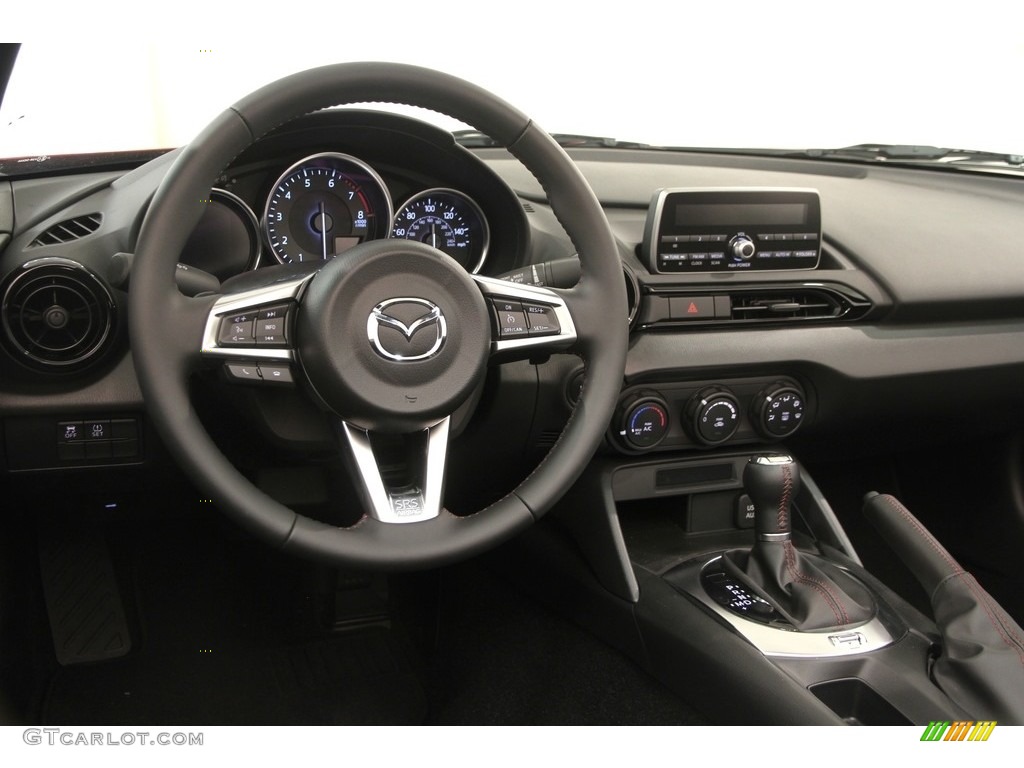 2016 Mazda MX-5 Miata Sport Roadster Black Dashboard Photo #120650468