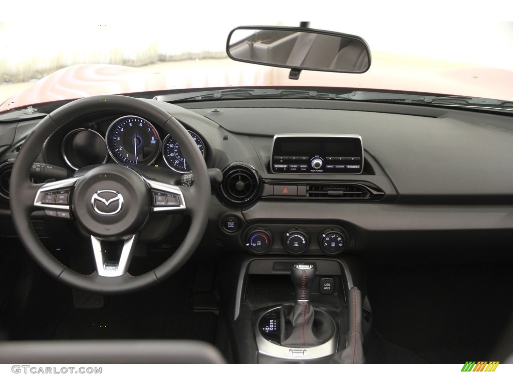 2016 Mazda MX-5 Miata Sport Roadster Black Dashboard Photo #120650537