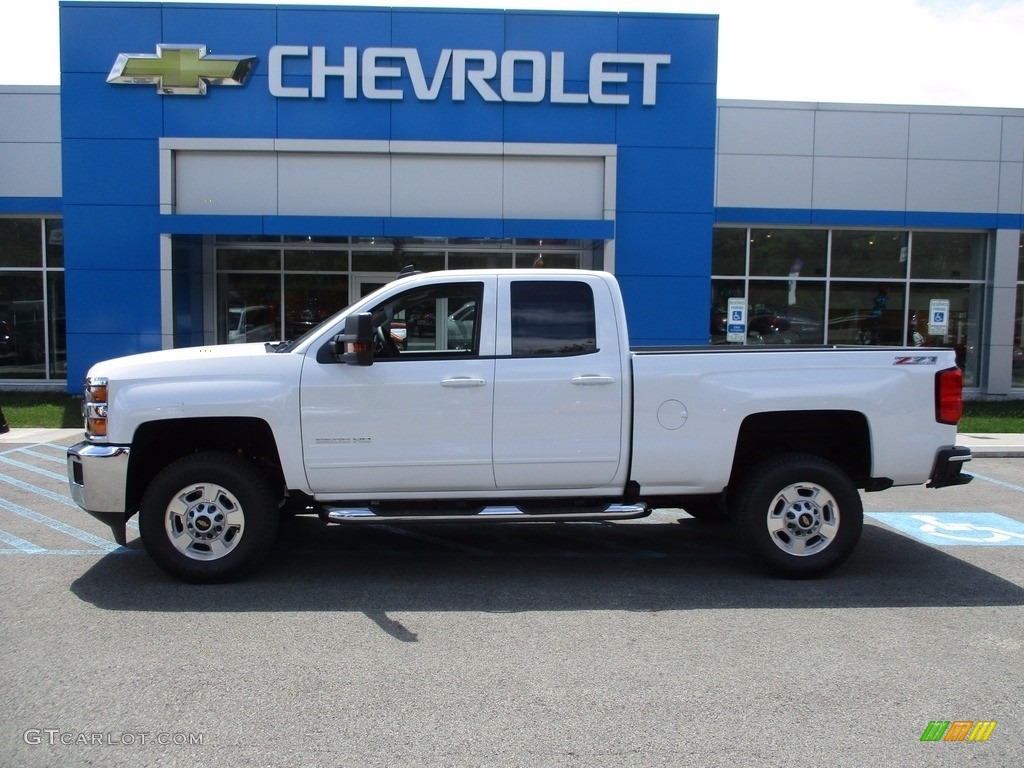 2017 Silverado 2500HD LT Double Cab 4x4 - Summit White / Jet Black photo #2