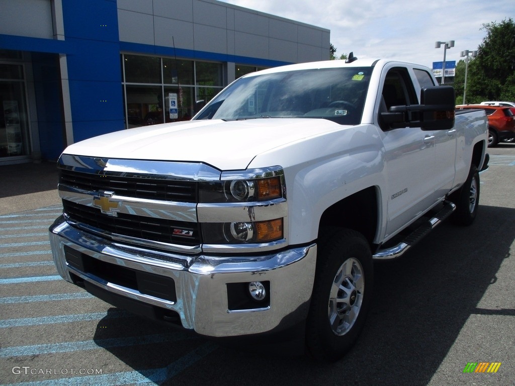 2017 Silverado 2500HD LT Double Cab 4x4 - Summit White / Jet Black photo #10