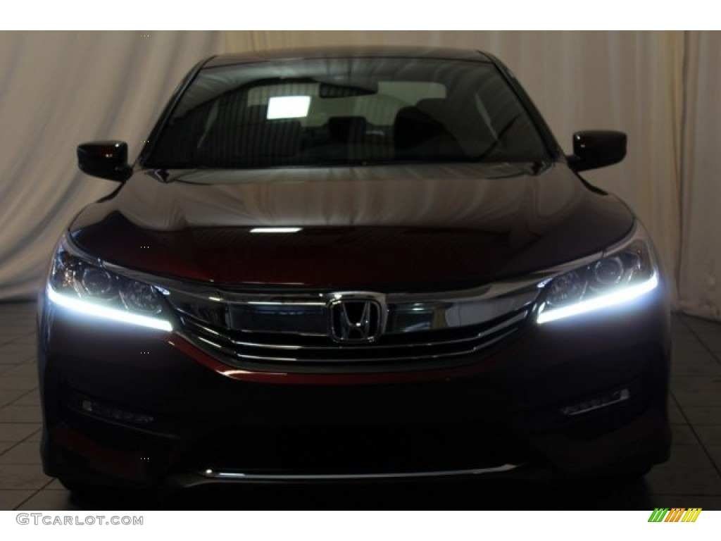 2017 Accord Sport Sedan - Crimson Pearl / Black photo #4