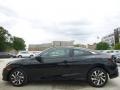 Crystal Black Pearl - Civic LX Coupe Photo No. 3
