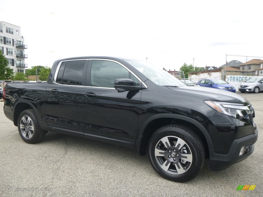 2017 Ridgeline RTL-T AWD - Crystal Black Pearl / Black photo #1