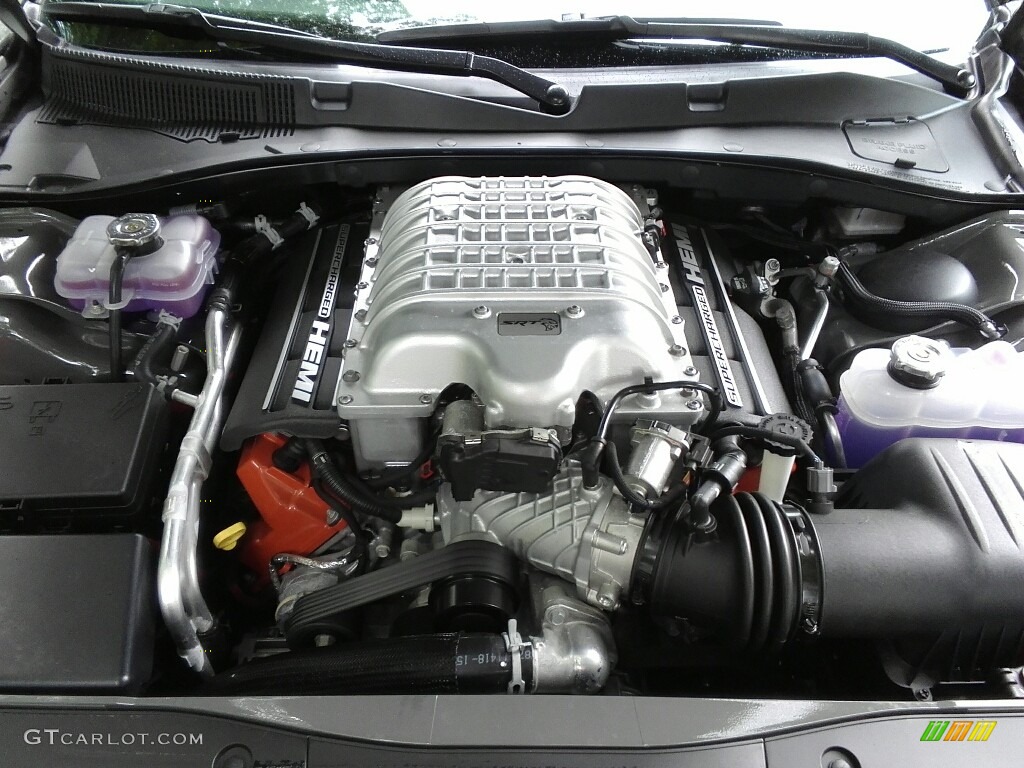 2017 Dodge Charger SRT Hellcat 6.2 Liter Supercharged HEMI OHV 16-Valve VVT V8 Engine Photo #120654763