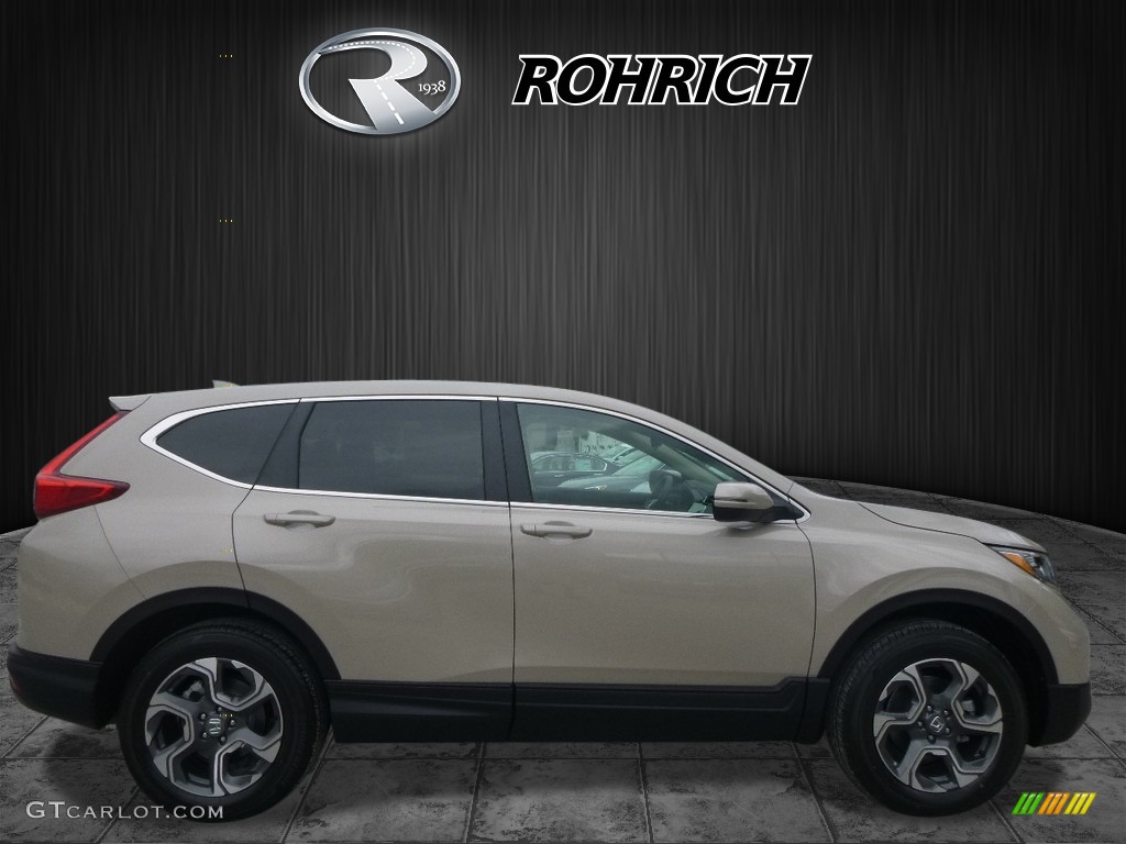 2017 CR-V EX AWD - Sandstorm Metallic / Ivory photo #2