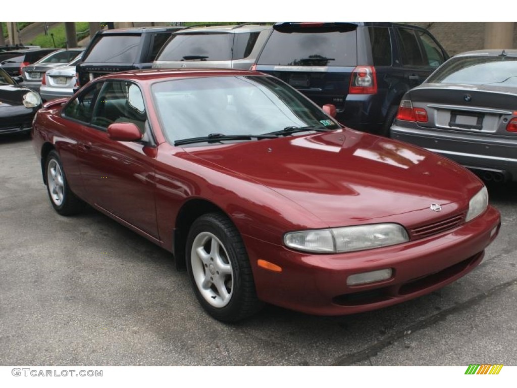 Ruby Red Pearl 1995 Nissan 240SX Coupe Exterior Photo #120657005