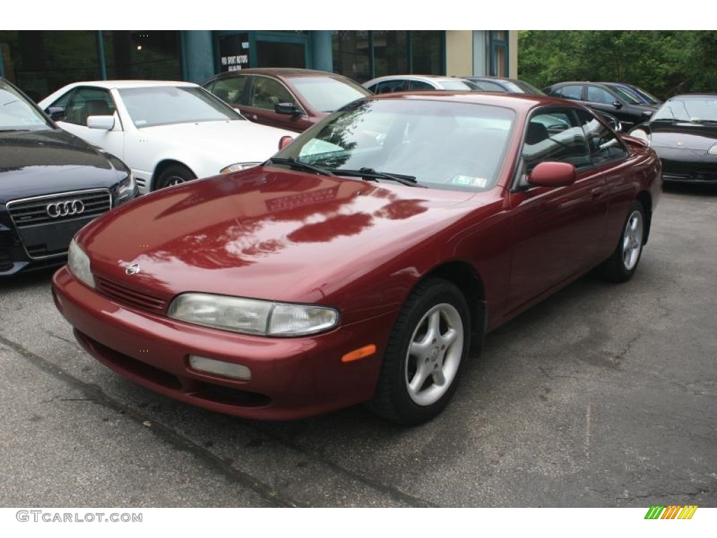 Ruby Red Pearl 1995 Nissan 240SX Coupe Exterior Photo #120657068