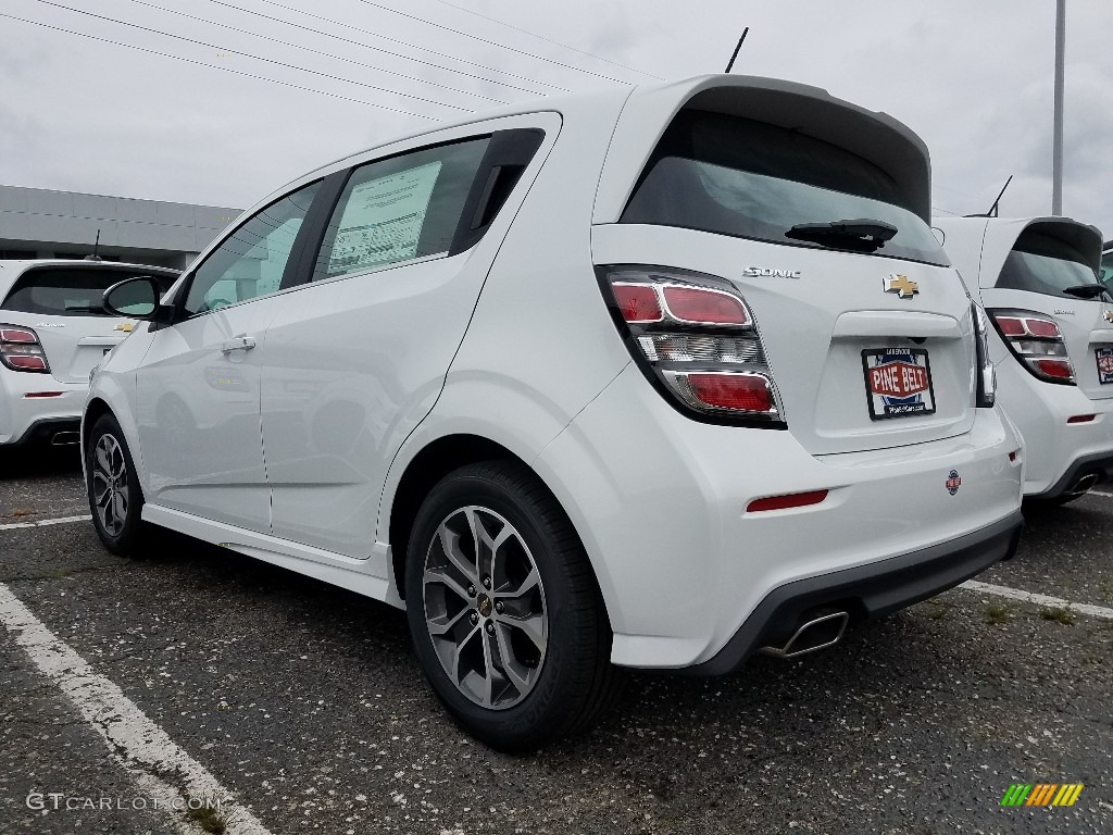 2017 Sonic LT Hatchback - Summit White / Jet Black photo #5