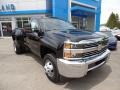 Black - Silverado 3500HD Work Truck Regular Cab Dual Rear Wheel 4x4 Photo No. 3