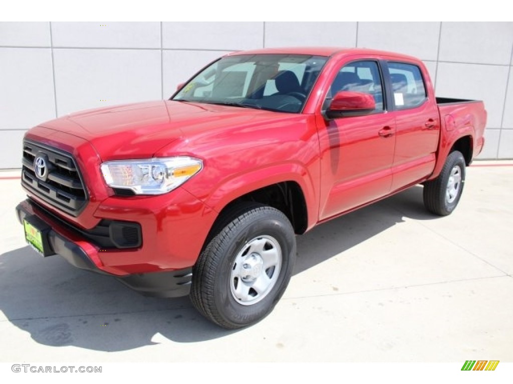 Barcelona Red Metallic 2017 Toyota Tacoma SR Double Cab Exterior Photo #120658076