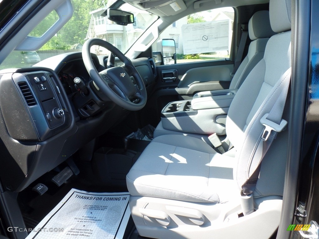 2017 Silverado 2500HD Work Truck Regular Cab 4x4 - Black / Dark Ash/Jet Black photo #16