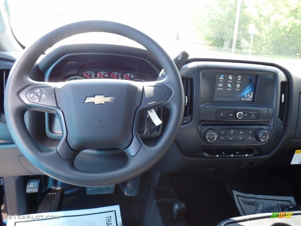 2017 Silverado 2500HD Work Truck Regular Cab 4x4 - Black / Dark Ash/Jet Black photo #20