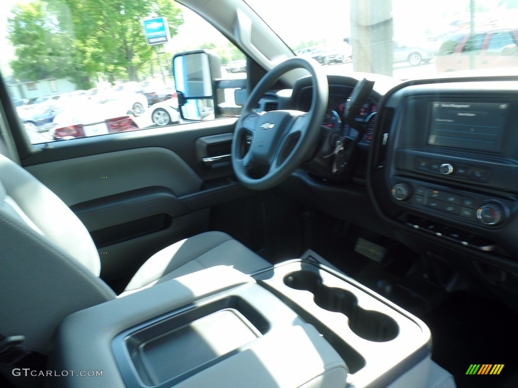 2017 Silverado 2500HD Work Truck Regular Cab 4x4 - Black / Dark Ash/Jet Black photo #39