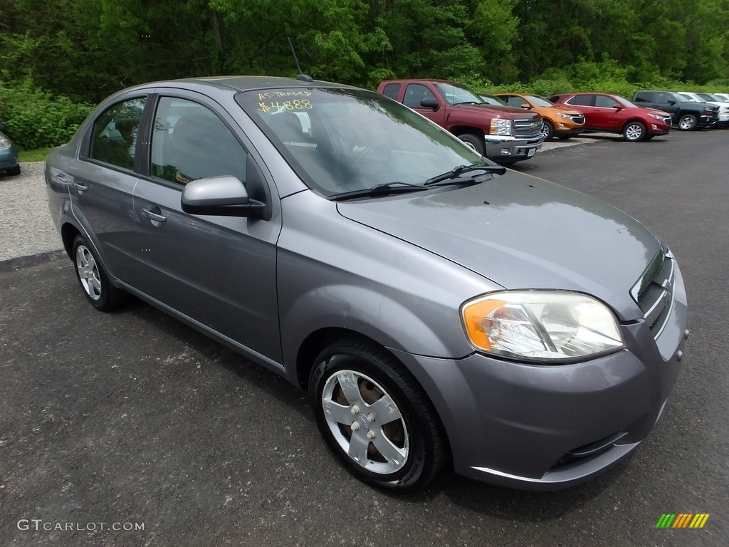 2011 Aveo LT Sedan - Medium Gray / Charcoal photo #5