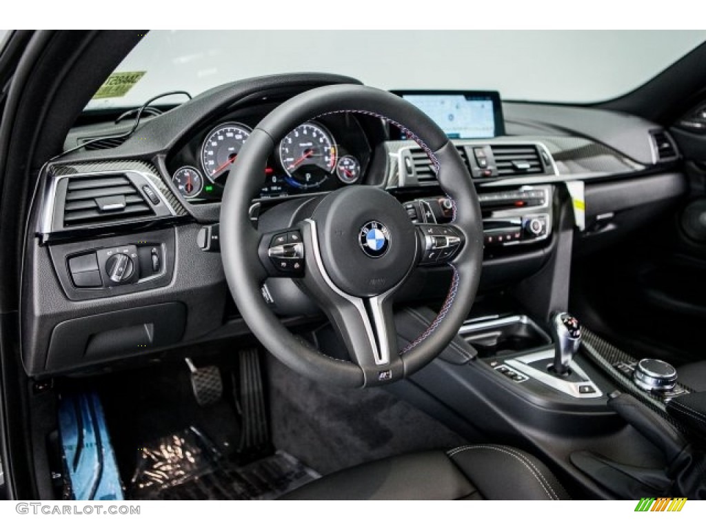 2018 BMW M4 Coupe Black Dashboard Photo #120660970