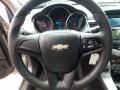 Jet Black/Medium Titanium 2014 Chevrolet Cruze LS Steering Wheel