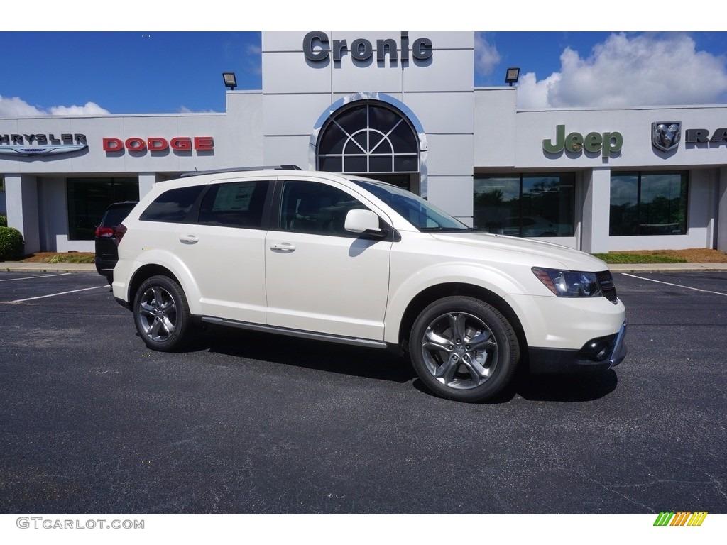 2017 White Noise Tri Coat Dodge Journey Crossroad Plus 120660154 White Noise Tri Coat Dodge Journey