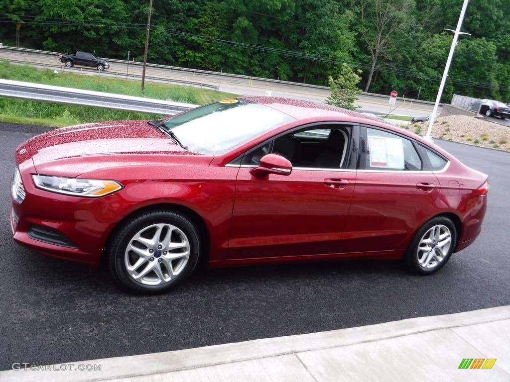 2014 Fusion SE - Ruby Red / Charcoal Black photo #6