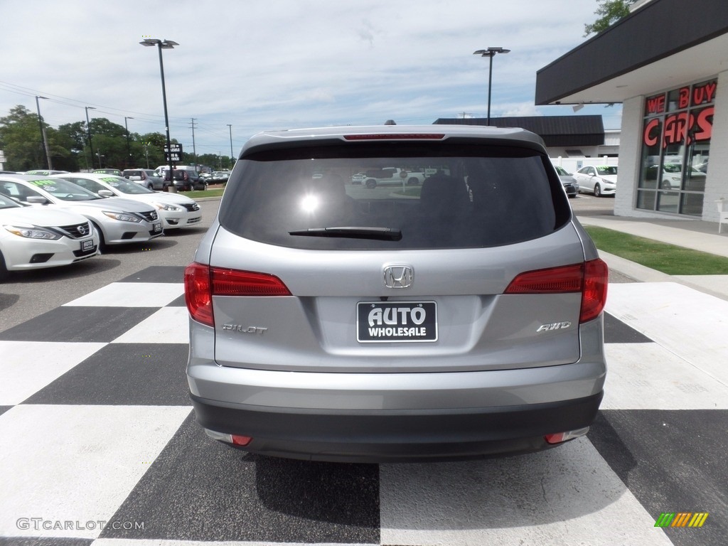 2016 Pilot EX-L AWD - Lunar Silver Metallic / Gray photo #4