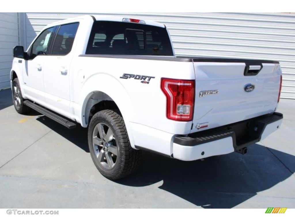 2017 F150 XLT SuperCrew 4x4 - Oxford White / Black photo #5