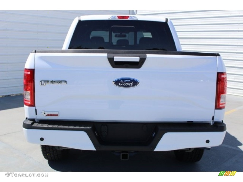 2017 F150 XLT SuperCrew 4x4 - Oxford White / Black photo #6