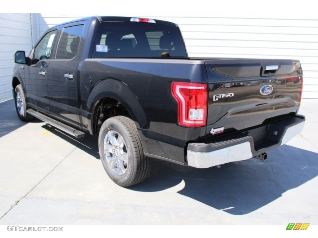 2017 F150 XLT SuperCrew - Shadow Black / Earth Gray photo #5