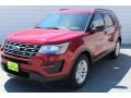 2017 Ruby Red Ford Explorer FWD  photo #3